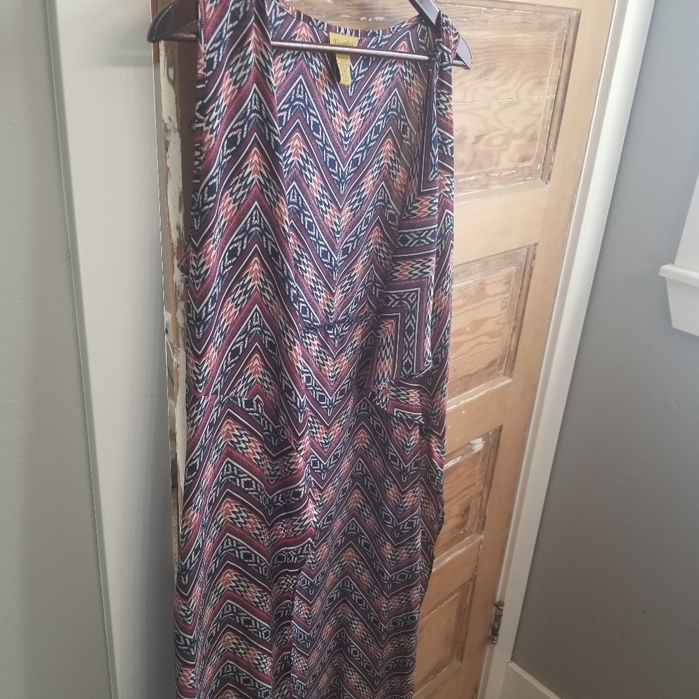 Wrangler Mixed pattern sleveless duster